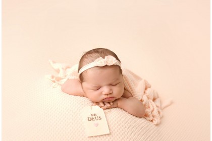 Tag Decorativa para Fotografia Newborn – De Deus 2