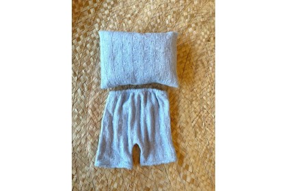 Conjunto Tricot Azul - Newborn -