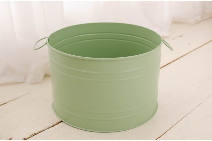 Baldinho Vintage com Alças - Verde Oliva