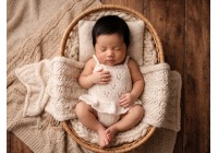 Body Tricot Kate Branco Mescla 1 - Newborn