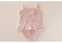 Body Tricot Kate Champagne - Newborn Body Tricot Kate Champagne - Newborn