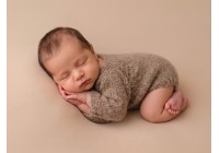 Body Tricot Marrom - Newborn Body Tricot Marrom - Newborn