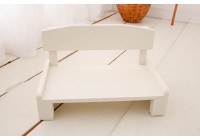 Cadeirinha Baixa de Madeira Branco