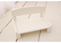 Cadeirinha Baixa de Madeira Branco