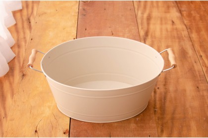 Cesto de Ferro Creme