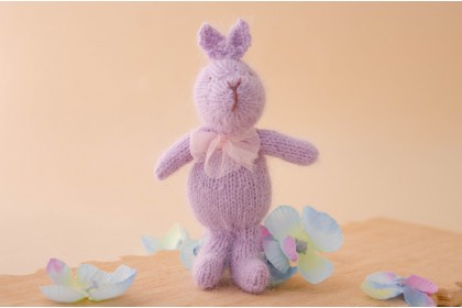Coelhinho Tricot Lilás
