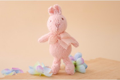 Coelhinho Tricot Rosa