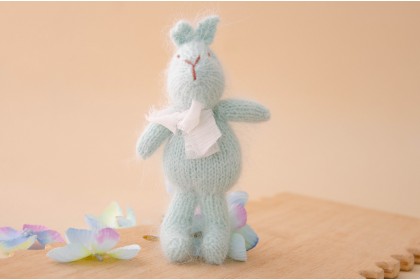 Coelhinho Tricot Verde Menta