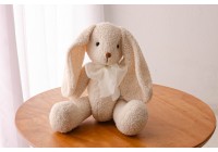 Coelho de Pelúcia Creme - Tamanho M