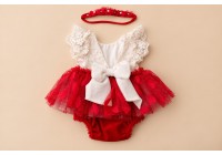 Conjunto Mia  - Newborn (Headband + Roupinha)