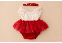 Conjunto Mia  - Newborn (Headband + Roupinha)