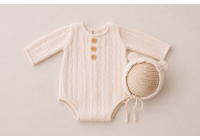 Conjunto Teddy Creme - Newborn Conjunto Teddy Creme - Newborn