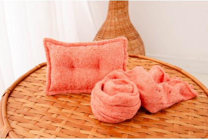 Conjunto Travesseiro + Wrap Mescla Coral
