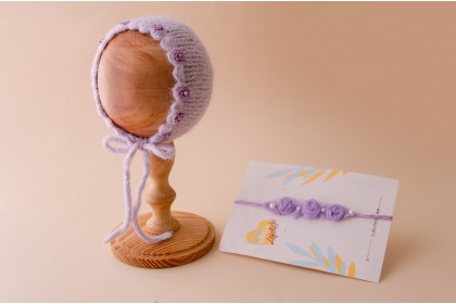 Conjunto Tricot Doce Aurora Lilás