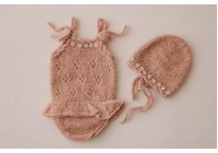 Conjunto Tricot Kate Canela 1 - Newborn Conjunto Tricot Kate Canela 1 - Newborn