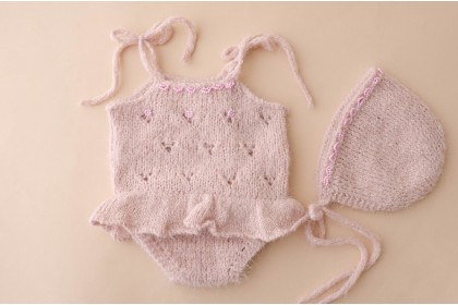 Conjunto Tricot Kate Champagne - Newborn
