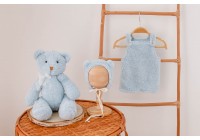 Conjunto Roupinha + Ursinho Azul M - Newborn