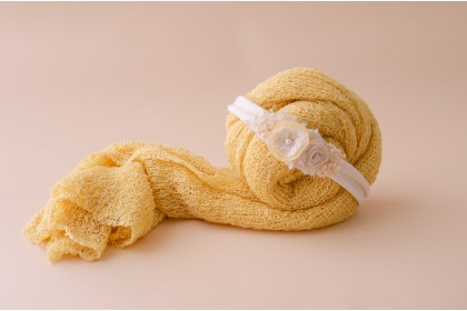 Conjunto Wrap + Headband  - Sunshine