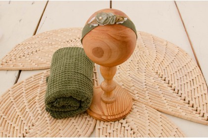 Conjunto Wrap + Headband Alexa