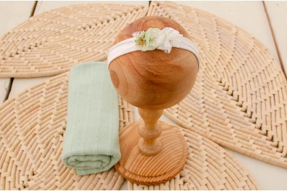 Conjunto Wrap + Headband Anastácia 