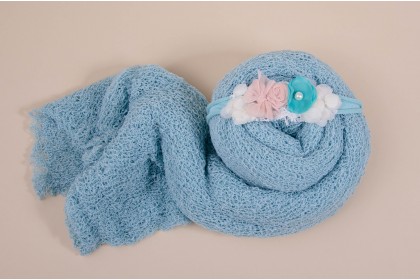 Conjunto Wrap + Headband Cristalina