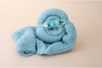 Conjunto Wrap + Headband Cristalina