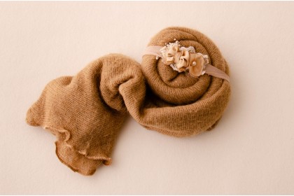 Conjunto Wrap Felpudinho + Headband  - Helena