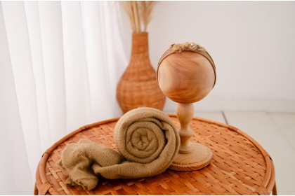 Conjunto Wrap Felpudinho + Headband  - Luci