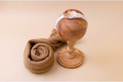 Conjunto Wrap Felpudinho + Headband  - Luci