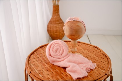 Conjunto Wrap Felpudinho + Headband  - Vivi