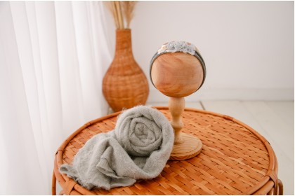 Conjunto Wrap Felpudinho + Headband  - Yas