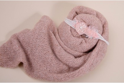 Conjunto Wrap Tricot Max + Headband  - Hellen