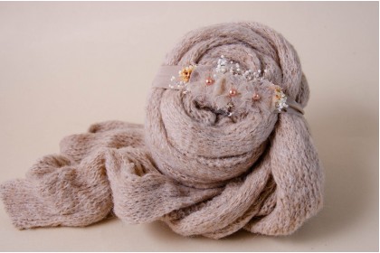 Conjunto Wrap Tricot Max + Headband  - Hellen