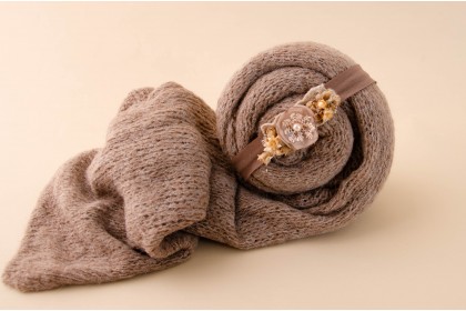 Conjunto Wrap Tricot Max + Headband  - Lola