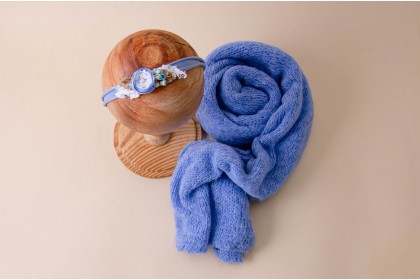 Conjunto Wrap Tricot Max + Headband  - Lola