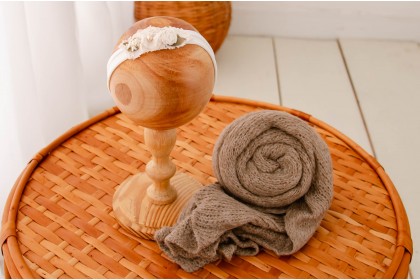 Conjunto Wrap Tricot Max + Headband - Bruna