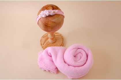 Conjunto Wrap Tricot Max + Headband - Sandra