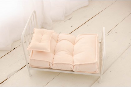 Futon Grande + Travesseiro Pêssego Claro