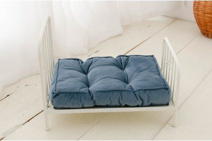 Futon Grande Azul Escuro