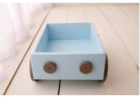 Jeep de Madeira Azul