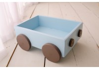 Jeep de Madeira Azul