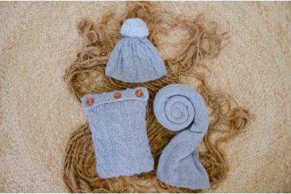 Kit Doce Tricot Azul