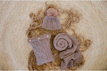 Kit Doce Tricot Marrom