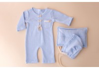 Kit Macacão Newborn - Azul