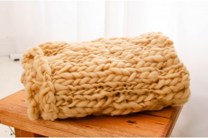 Layer de Lã Caramelo