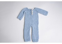 Macacão Tricot Azul - Newborn