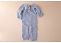 Macacão Tricot Azul - Newborn