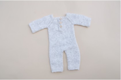 Macacão Tricot Branco - Newborn