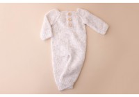 Macacão Tricot Branco - Newborn Macacão Tricot Branco - Newborn