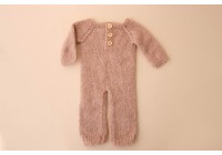 Macacão Tricot Canela - Newborn 